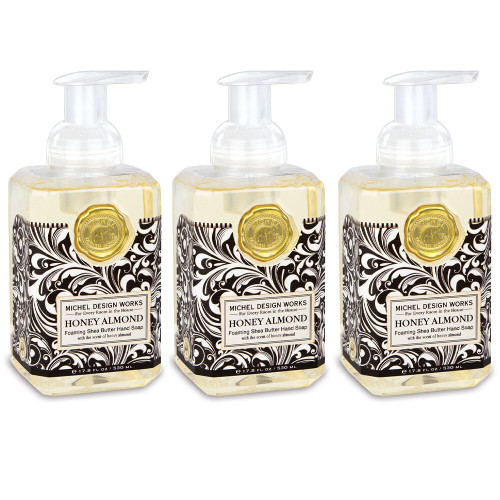 Michel Design Works Honey Almond Foaming Hand Soap with Soap Dispenser