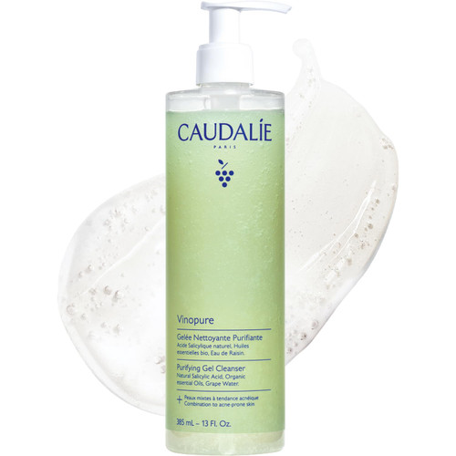 Caudalie Vinopure Pore Purifying Salicylic Acid Gel Cleanser - 385 mL