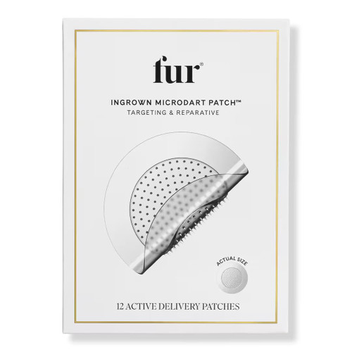 Fur Ingrown Microdart Patches | Microneedle Patches | 12 Count Pack