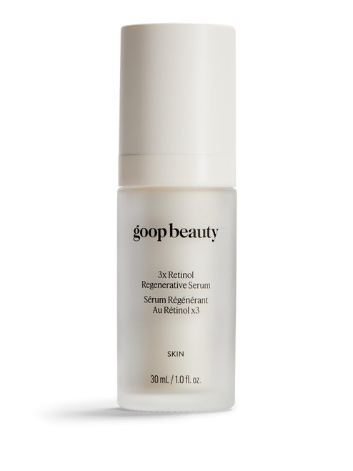 goop Beauty 3x Retinol Regenerative Serum | Face Serum to Reduce the Look of Deep Wrinkles, Pores, & Texture | Retinoids, Ceramides, & Niacinamide | 1 fl oz