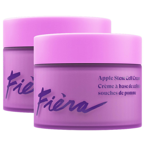 FIÈRA 24-Hour Rejuvenating Face Cream with Apple Stem Cells - Anti-Aging Moisturizer for Mature Skin, Day & Night Hydration, Improves Skin Tone and Elasticity - 3.38 FL. OZ. / 100 ML (2 Pack)