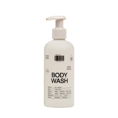 DedCool Body Wash in Xtra Milk, Hydrating Vegan Body Cleanser, 8.5 fl oz