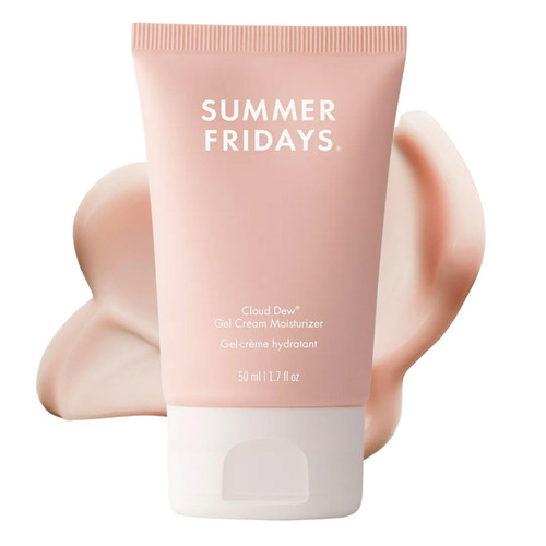 Summer Fridays Cloud Dew Gel Cream Moisturizer - Lightweight Face Moisturizer with Hyaluronic Acid, Coconut Water, Cherry Extract + Ceramides - Skin-Plumping + Hydrating Face Cream (1.7 Fl Oz)