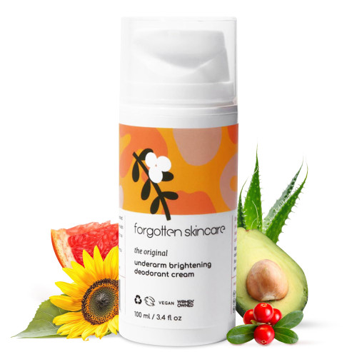 Forgotten Skincare Underarm Brightening Body Cream For Dark Underarms 100ml