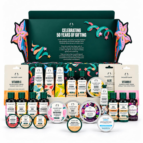 The Body Shop Classic Beauty Advent Calendar | 24-Piece Gift Set