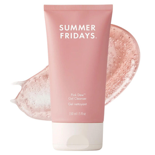 Summer Fridays Pink Dew Gel Facial Cleanser (5 Oz)