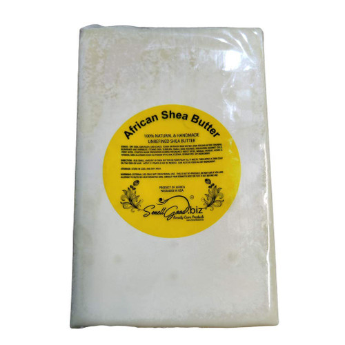 SmellGood Purest Ivory Unrefined African RAW Real Shea Butter 5lbs