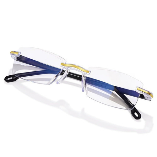 ubuyzone VisionPro - Premium Glasses,Automatic Focus Adjustable Anti-Blue Light Glasses (Blonde highlights,2pcs)