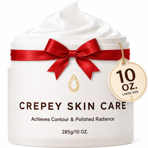 Crepe Skin Body Cream, Body Lotion for Crepey Textured Skin, Large Size