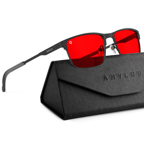 ANYLUV Blue Light Glasses Men Woman, Blue Light Blocking Glasses for Computer Gaming, Anti-Eye Strain Computer Glasses