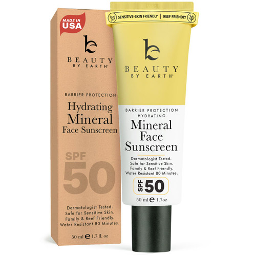 Mineral Face Sunscreen SPF 50 - Non-Nano Zinc Oxide, No Chemical Filters