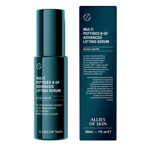 Allies of Skin Multi Peptides & Growth Factor Collagen Boosting Face Serum