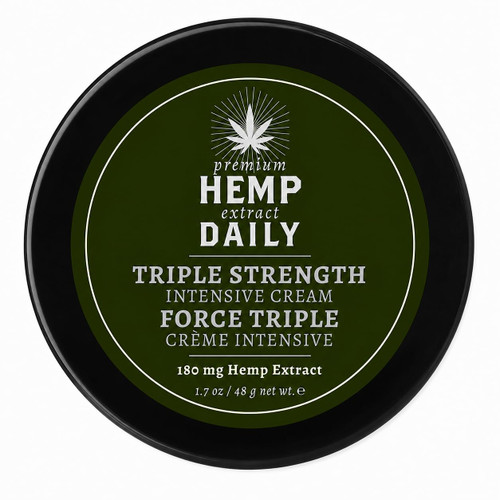 Premium Hemp Extract Daily Triple Hemp Cream, Classic Mint, 1.7oz