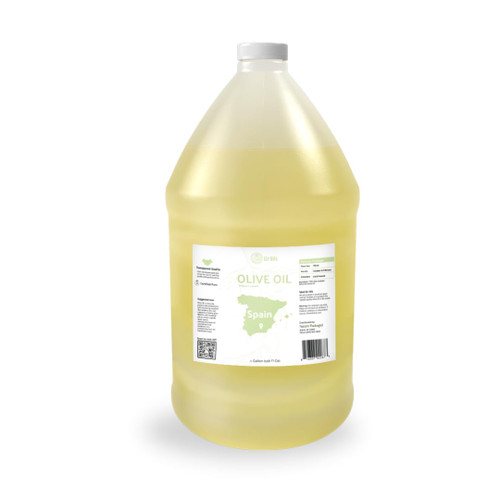 Nature Package Olive Oil for Hair - 100% Pure Cold Pressed Natural Olive Oil for Skin (Aceite de Oliva) for Essential Oils Dilution, Soap Making, Skincare, and Massage Premium Grade (1Gallon)