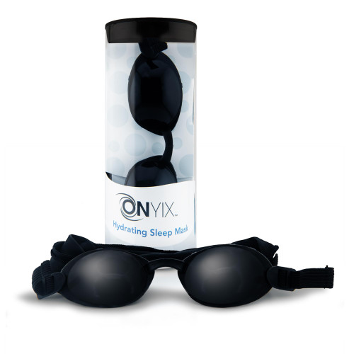 Onyix Silicone Hydrating Sleep Mask, Black