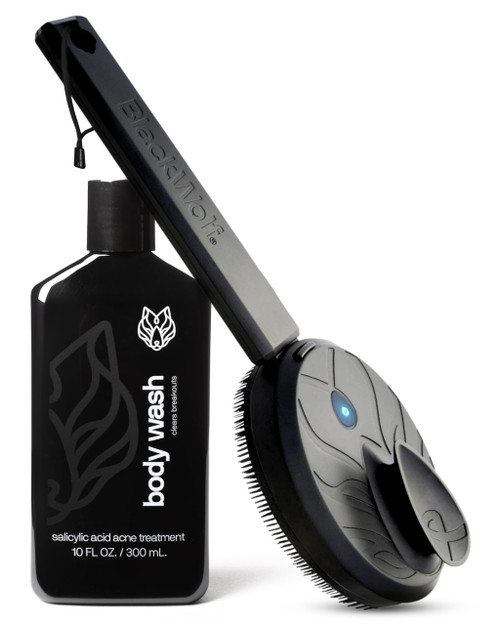 Black Wolf Body Wash & Sonic Scrubber Pro Kit for Men