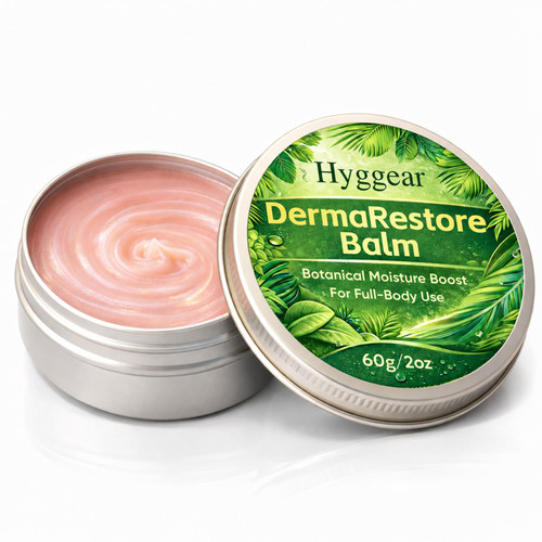 HYGGEAR Dermarestore Balm for Crepey Skin, Botanical Full-Body Moisturizer for Dry, Rough and Crepey-Looking Skin, 2 oz (1)