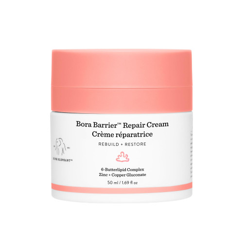 Drunk Elephant Bora Barrier Repair Cream - 50 ml/1.69 fl oz - Ultra-Rich Moisturizer - Clean Clinical Skincare - Cruelty-Free - Dermatologist-Tested - Free of Essential Oils, Silicones, and Fragrance