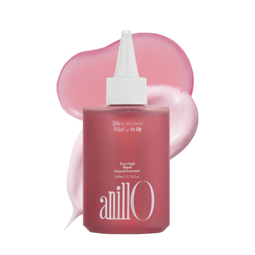 ANILLO Peptide Hair Mask for Damaged Frizzy Hair, Rosy Night, 6.76 fl oz