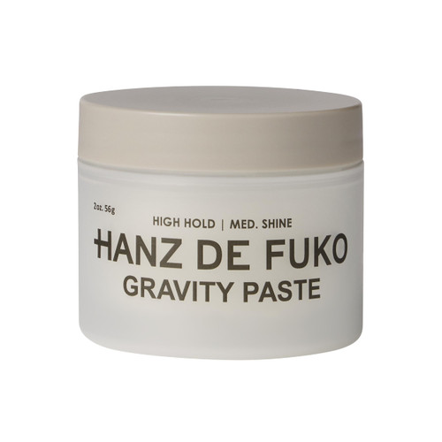 Hanz de Fuko Gravity Paste – Premium Men’s Hair Styling Paste for a High Hold, Medium Shine Finish – Super-Grip Technology for Any Hairstyle Imaginable, Works for All Hair Types – 2 oz, Travel Size