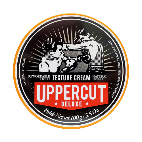 UPPERCUT DELUXE Texture Cream –Flexible, Reworkable Styling Cream for Men – Natural Matte Finish, Pliable Hold, Lightweight Hair Product – 3.5 oz / 100g
