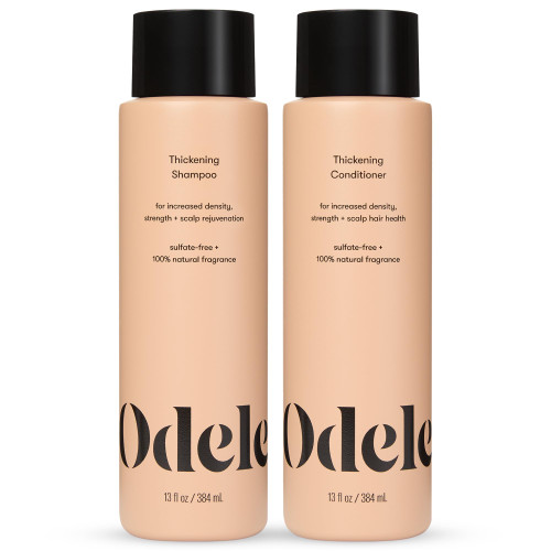 Odele Hair Thickening Shampoo & Conditioner Set with Biotin, 13 fl oz Each