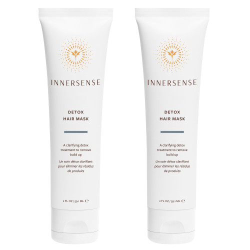 INNERSENSE Organic Beauty - Detox Hair Mask (2oz, 2-Pack)