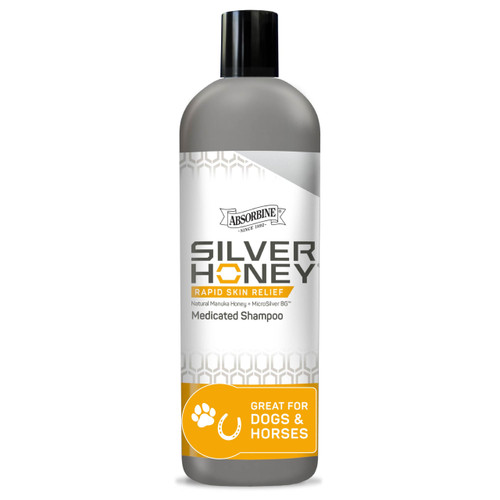 Silver Honey Rapid Skin Relief Medicated Shampoo & Wound Wash, 16 fl oz