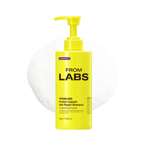 FROMLABS Clarifying Protein Repair Shampoo for Damaged, Dry, Frizzy, Bleached & Color Treated Hair | Sulfate & Paraben Free, Color Safe | For Curly, Wavy & Straight Hair | Korean Hair Care