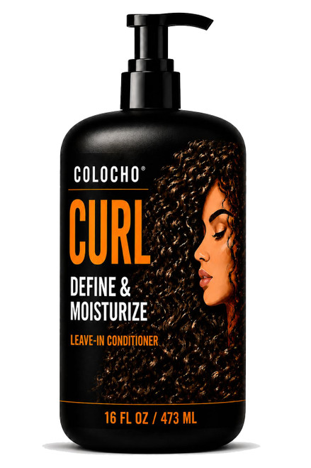 Colocho Leave In Conditioner for Curly Hair, Hydrating Curl Cream, 16 oz