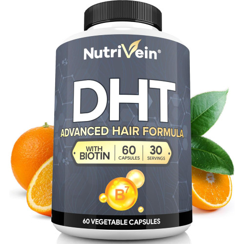 Nutrivein Premium DHT Blocker for Men & Women - 60 Caps