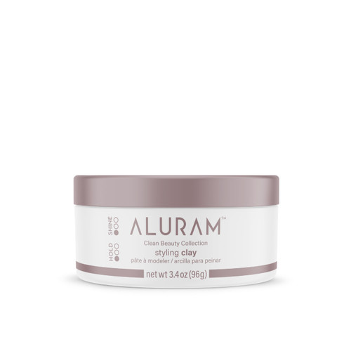 ALURAM Hair Styling Clay, Soft Satin Finish, Clean Beauty Haircare for All Hair Types, 3.4 Fl Oz