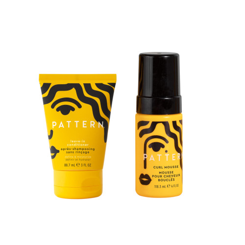 PATTERN Beauty by Tracee Ellis Ross Mini Curly Styling Duo, 2 Mini Travel Size Items, 3 oz each