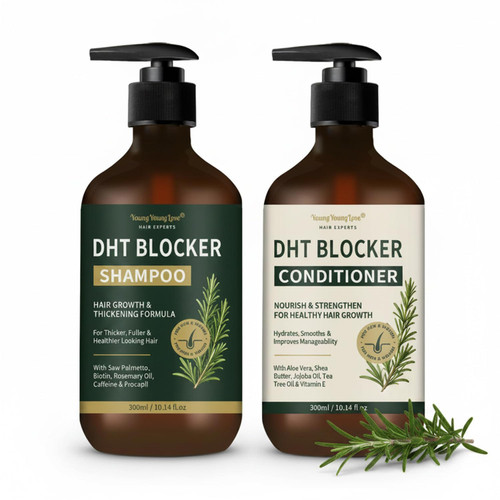 DHT Blocker Shampoo & Conditioner for Men & Women, Thickening Hair Care