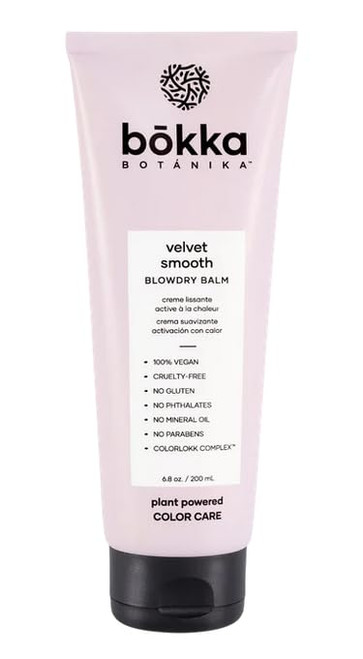 Bokka Botanika Plant Powered Color Care Velvet Smooth Blowdry Balm 6.8oz/200ml
