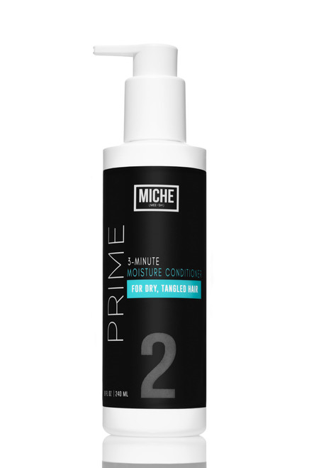 Miche Beauty Prime 3-Minute Moisture Conditioner - Hydrating & Deep Conditioner for Dry, Curly, Damaged Hair, Sulfate-Free, Moisturizing & Lightweight Natural Conditioner for Fine Hair