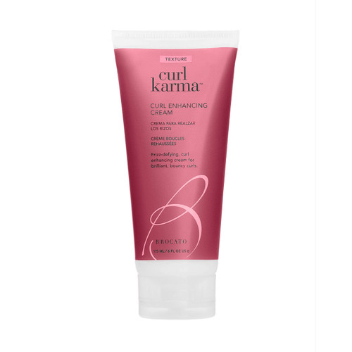 Brocato Curl Karma, Curl Enhancing Cream, Moisturizing Curl Crème, 6 Fl Oz