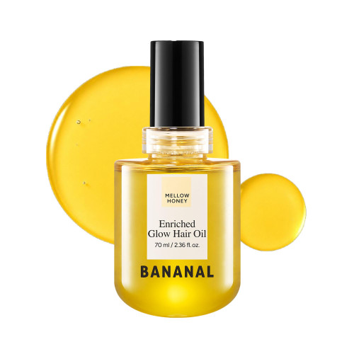 BANANAL Enriched Korean Bonding Hair Oil for Shine, Mellow Honey 2.36 fl oz