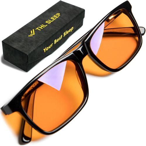 Orange +2.5 Blue Light Blocking Reading Glasses for Women & Men - Reader Sleep & Migraine Glasses - 2.5 Amber Readers Blue Light Glasses for Computer Eye Strain Eye Fatigue - Blue Blockers (+2.50)