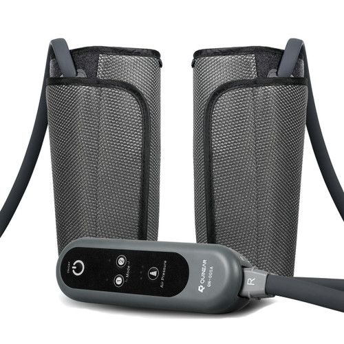 QUINEAR Air Compression Leg Massager for Circulation & Pain Relief, Calf Massagers with 2 Modes & 3 Intensities, Sequential Compression Device (SCD) for RLS, Edema, FSA-HSA - Ideal Gift