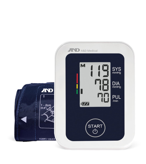 A&D Medical Blood Pressure Monitor for Home Use, UA-651 – Upper Arm Precise BP Machine – Wide Range Cuff (8.6-16.5” / 22-42cm), Adults, 4 AA Batteries