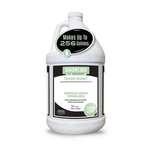 Odorcide Fresh Scent Odor Eliminator Concentrate – Odor Eliminator for Strong Odor on Carpet, Hardwood, & More – Smoke, Sweat, & Pet Odor Eliminator for Home w/Non-Enzymatic Formula, 1 Gallon