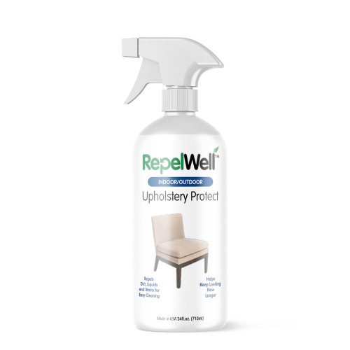 Eco-Friendly Upholstery Protect Stain & Water Repellent Spray 24oz – Non-Toxic, Pet-Safe Formula for Fabric, Leather, & Suede – Long-Lasting Stain Guard Keeps Furniture Clean & New