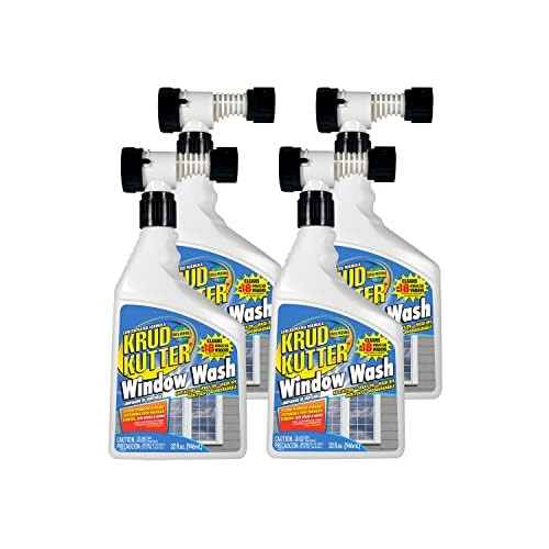 Krud Kutter WW32H4-4PK Window Wash, 32 oz, 4 Pack