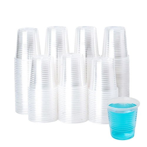 YEEHAW 3 oz Plastic Cups, 2000 Pack - Clear Disposable Drinking Water Cups for Cold Beverages, Ideal for Party