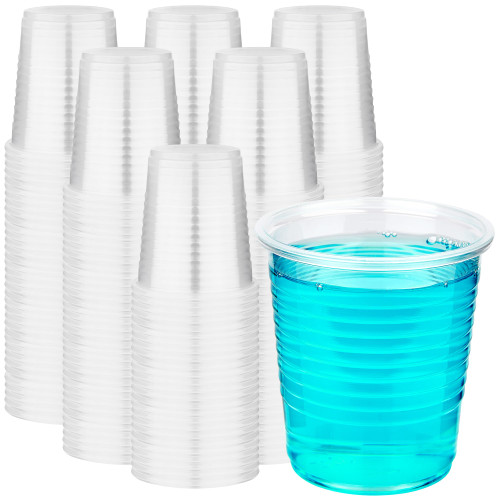 RACETOP 2000 Pack 3 oz Plastic Cups, Clear Disposable Plastic Cups Bulk, Cold Drinking Party Cup, Transparent for Wedding, Thanksgiving, Christmas, Party
