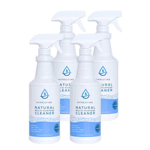 HYPRISTINE PURE Hypochlorous Acid Spray, Multi-Purpose Cleaner, Superior Shelf Life, 0% Bleach, 0% Alcohol, Food Contact Safe, Eliminate Non-Living Allergens, Remove Pet Odor, Clean Any Surface