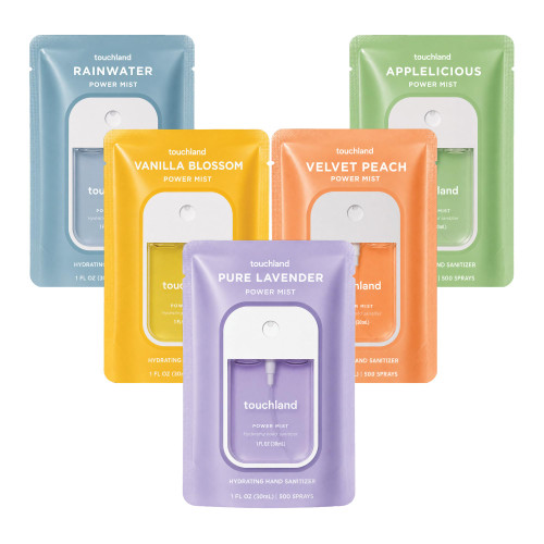 Touchland Hand Sanitizer Spray, Blossom 5 Set - 5 x 1 FL OZ