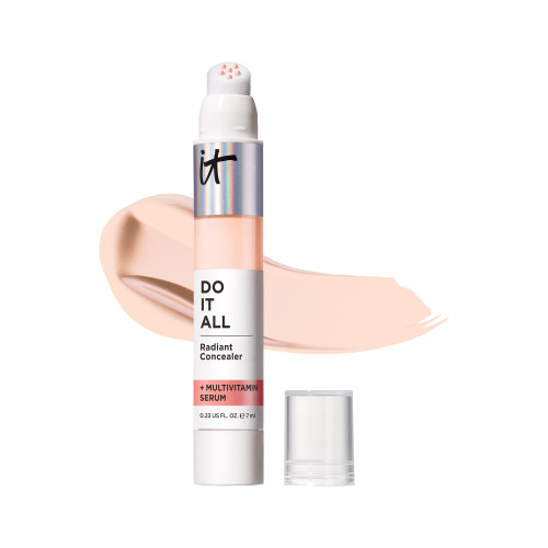 IT Cosmetics Do It All Radiant Concealer ­­– Makeup Concealer – Hydrate & Brighten – Creaseless Medium Coverage & Radiant Finish ­­– Niacinamide & Hyaluronic Acid - Medium Cool, 0.2 Fl Oz