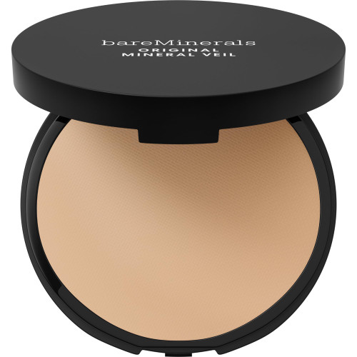 Original Mineral Veil Talc-Free Pressed Setting Powder, Sheer Medium, Vegan, Cruelty-Free & Dermatologist-Tested